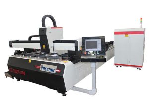 Peiriant torri metel laser 1000w 1500w ar gyfer dur ysgafn, cyflymder torri 45m / min