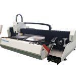 peiriant torri laser ffibr metel tiwb cyflymder addasadwy 1500w gyda bwydo awtomatig